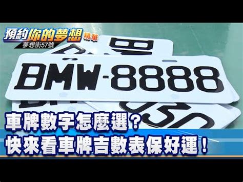 五行數字車牌|避開兇數！車牌攻略